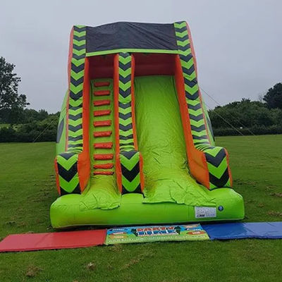 Water Parks Commercial PVC TOXIC DROP MEGA Inflatable Slide for Inflatable Dry or Wet