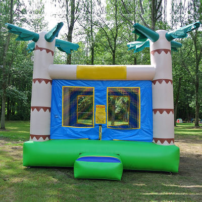14 Years up Customized Color Tropical Palm Tree Bouncy Kids Bouncing Castle for Rent
