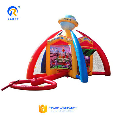 Unisex PORTABLE Inflatable Carnival 5-in-1 Game Football/Basketball Interactive Sports