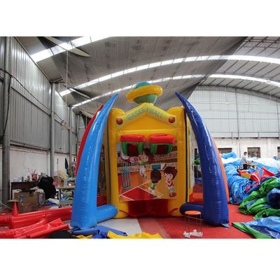 Unisex PORTABLE Inflatable Carnival 5-in-1 Game Football/Basketball Interactive Sports