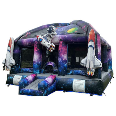 Blower Pretty Good Kids Party Astronaut Castle Spaceship Inflatable Bounce House