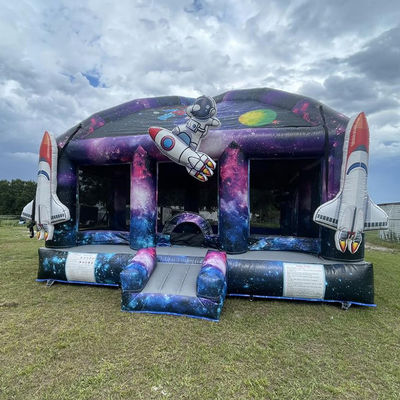 Blower Pretty Good Kids Party Astronaut Castle Spaceship Inflatable Bounce House