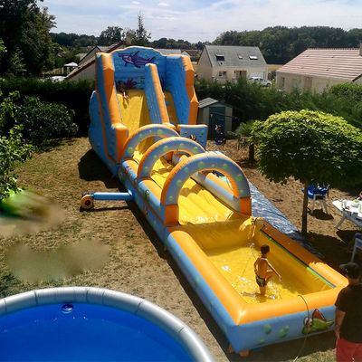 Experience the Thrill with Underwater World Theme Inflatable Water Park and Slide