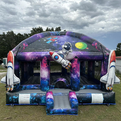 Blower Pretty Good Kids Party Astronaut Castle Spaceship Inflatable Bounce House