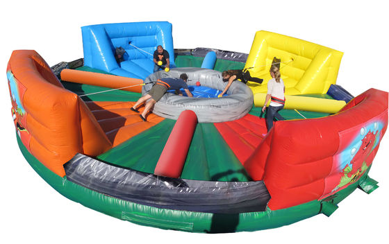 Unleash the Fun with Human Bungees Running and Hungry Hippo Chow Down Inflatable Game