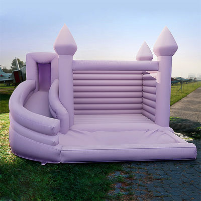 Commercial Grade PVC Inflatable Decorable Castle with Ball Pit and Slide