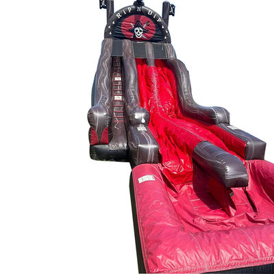 Double Slip n Slide and Pool Outdoor Inflatable Bounce House for Occasions