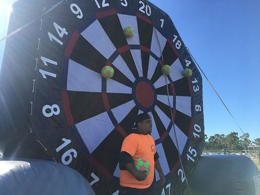 14 Age Range Giant Inflatable Darts Interactive Sport Game with EN14960 Certification