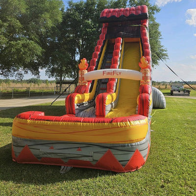 CE/EN71/EN14960 Certified Water Bounce House Slide with Pool and Backyard Playground
