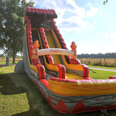 CE/EN71/EN14960 Certified Water Bounce House Slide with Pool and Backyard Playground