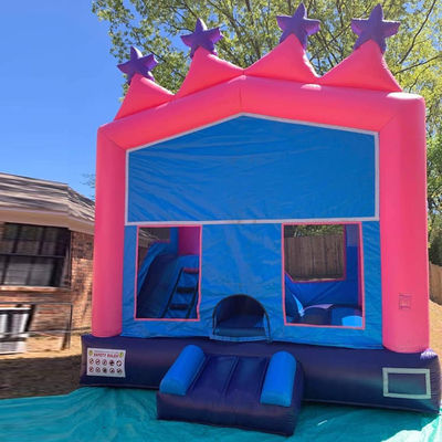 Big Portable 0.55mm PVC Vinyl Tarpaulin Outdoor or Indoor Inflatable Combo Jumping Castle