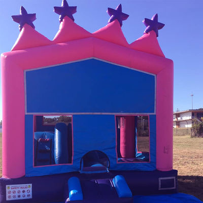 Big Portable 0.55mm PVC Vinyl Tarpaulin Outdoor or Indoor Inflatable Combo Jumping Castle