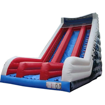 Outdoor Entertainment Must-Have Red Spiderman Inflatable Dry Slide with 2 Ladders