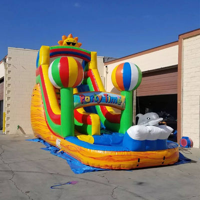 Shipping by Sea Air or Express Enjoy Outdoor Fun with 2024 26ft Commercial PVC Inflatable Rainbow Slide