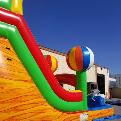 Shipping by Sea Air or Express Enjoy Outdoor Fun with 2024 26ft Commercial PVC Inflatable Rainbow Slide