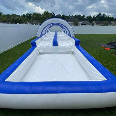 Customized Color Water Slide Inflatable with Big Water Pool 12x3x3m or Customized Size