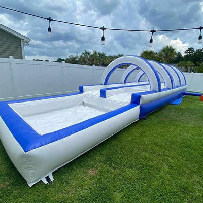 Customized Color Water Slide Inflatable with Big Water Pool 12x3x3m or Customized Size