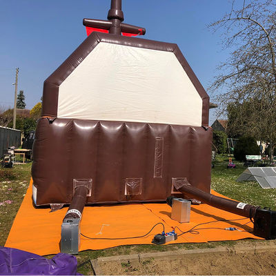 Customize Accepted Durable Pirate Ship Theme Inflatable Bounce House for Kids Party