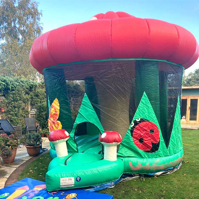 Small Commercial PVC Mushroom House Castle Inflatable Bounce House for 14 Years up