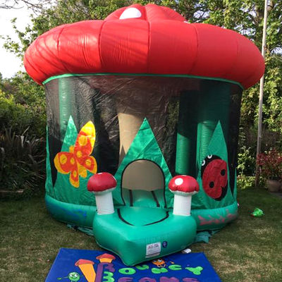 Small Commercial PVC Mushroom House Castle Inflatable Bounce House for 14 Years up