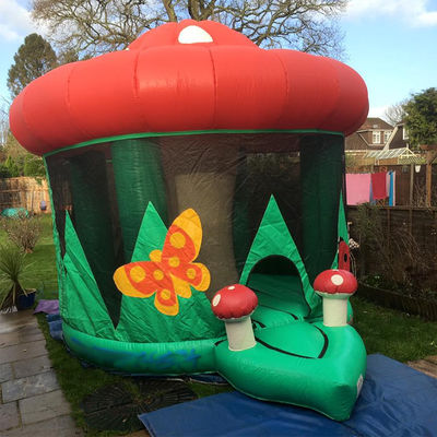 Small Commercial PVC Mushroom House Castle Inflatable Bounce House for 14 Years up