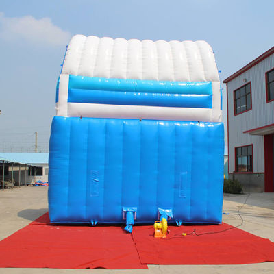 Large Size Blue Double Slide Inflatable Combo for Custom Made Party Rentals Business