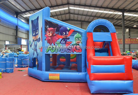 Cartoon Character Castle with Slide Combo Portable and Customizable Pictures Included