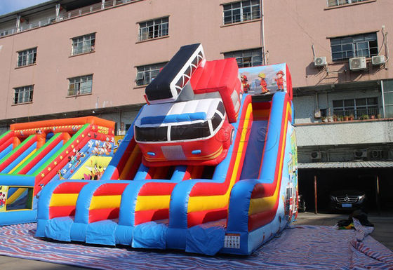 Commercial Inflatable Dry Slide with Customized Logo Carnival Circus Clown Jump Slide