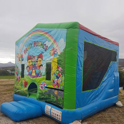 Unisex Small Waterproof PVC Inflatable Bouncy Jumping Castle Bounce House with Slide