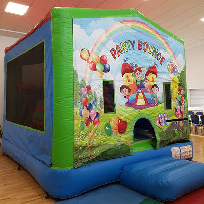 Unisex Small Waterproof PVC Inflatable Bouncy Jumping Castle Bounce House with Slide