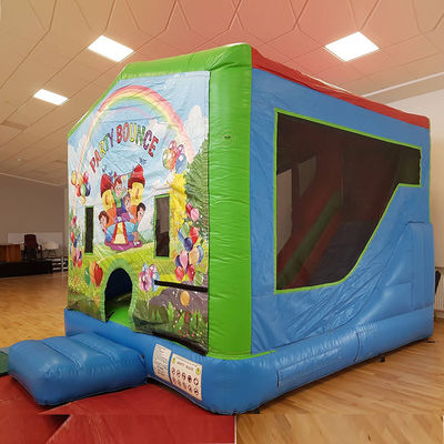 Unisex Small Waterproof PVC Inflatable Bouncy Jumping Castle Bounce House with Slide