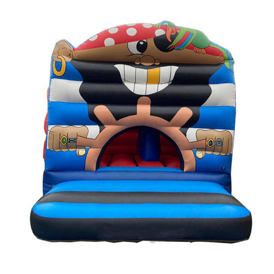 Customized Q Version Pirate Captain Bounce House Castle for Unisex Indoor and Outdoor Fun