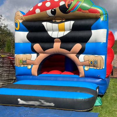 Customized Q Version Pirate Captain Bounce House Castle for Unisex Indoor and Outdoor Fun