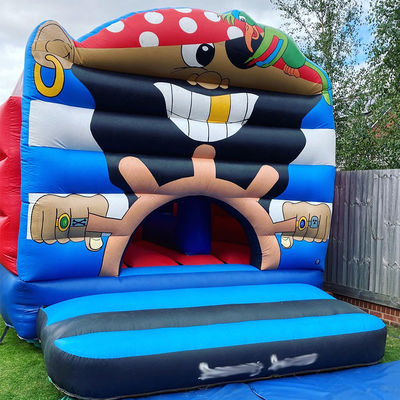 Customized Q Version Pirate Captain Bounce House Castle for Unisex Indoor and Outdoor Fun