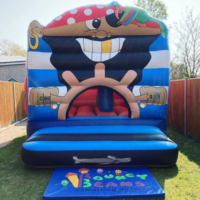 Customized Q Version Pirate Captain Bounce House Castle for Unisex Indoor and Outdoor Fun