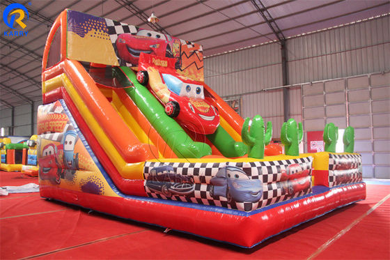 Home Bouncy Slide Playground for Kids Max Capacity 100-500kg Inflatable Double Slides