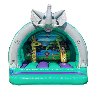 Unisex Commercial PVC Inflatable Trampoline Castle Elephant Bounce House for Party Rentals