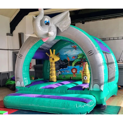 Unisex Commercial PVC Inflatable Trampoline Castle Elephant Bounce House for Party Rentals