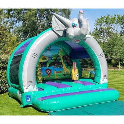 Unisex Commercial PVC Inflatable Trampoline Castle Elephant Bounce House for Party Rentals
