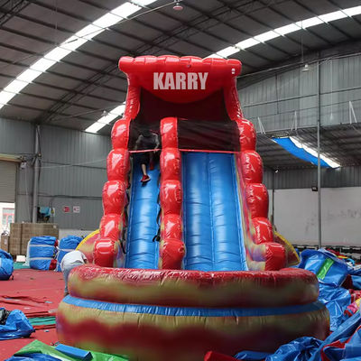 Colorful Commercial Inflatable Water Slide and Swimming Pool for Water Park Amusement