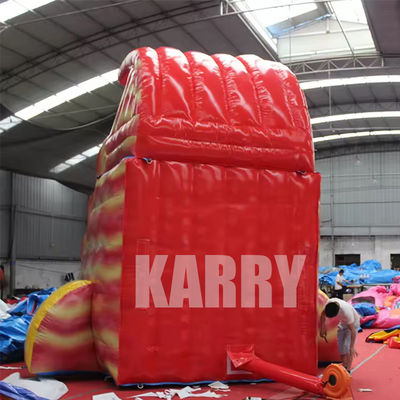 Colorful Commercial Inflatable Water Slide and Swimming Pool for Water Park Amusement