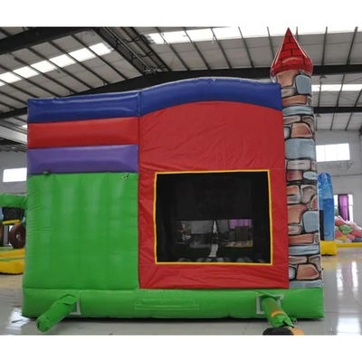 Blower Commercial PVC Cartoon Animation Inflatable Bouncer House with Slide Pool
