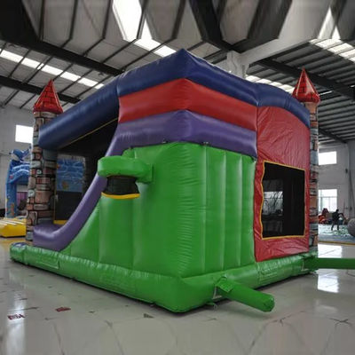 Blower Commercial PVC Cartoon Animation Inflatable Bouncer House with Slide Pool