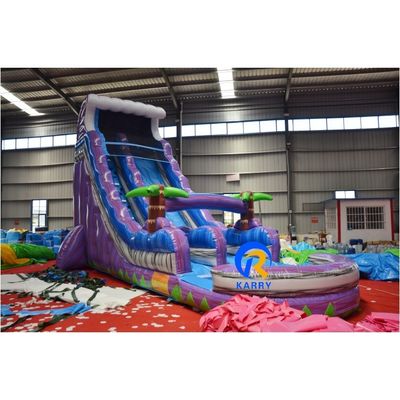 EN71/CE Certified Commercial Grade Yellow Inflatable Water Slide for Kids Bounce House