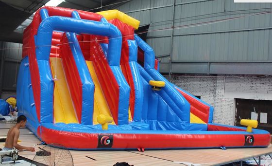 Water Slide N Soak Splash Park Most Popular Banzai Inflatable Allowable Passenger 5-10