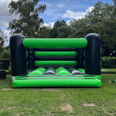 Blower Included Children's Inflatable Trampoline Castle Giant and Green Party Rentals