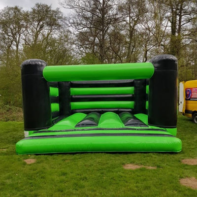 Blower Included Children's Inflatable Trampoline Castle Giant and Green Party Rentals