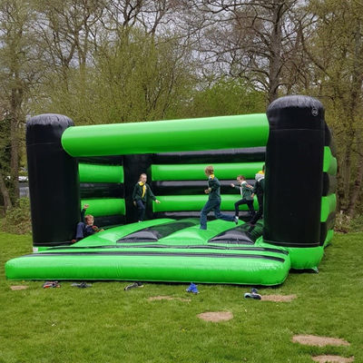 Blower Included Children's Inflatable Trampoline Castle Giant and Green Party Rentals