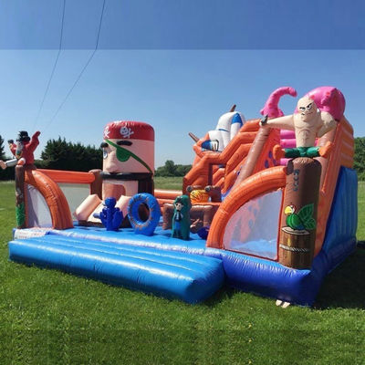 Commercial Grade Inflatable Trampoline Castle Bounce House with Repair Kits Included