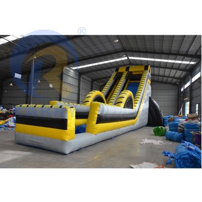 Commercial Inflatable Water Park Extra Long Slide and Inflatable Combo Swimming Pool